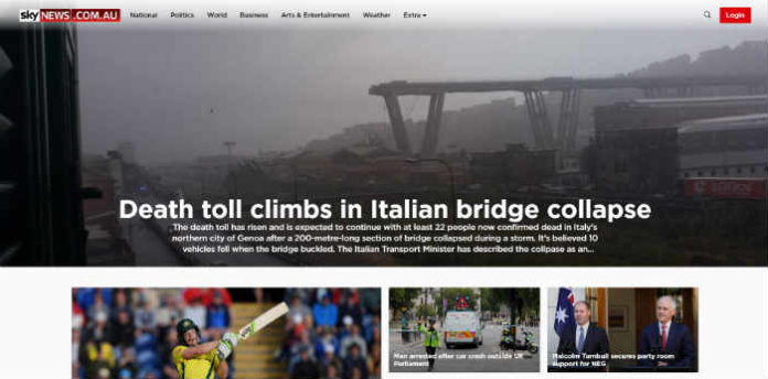 Il crollo del ponte di Genova prime pagine nel mondo